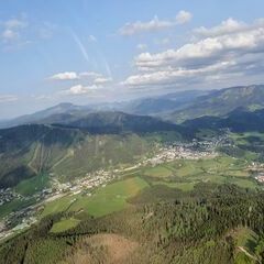 Flugwegposition um 16:05:33: Aufgenommen in der Nähe von St. Sebastian, Österreich in 1372 Meter